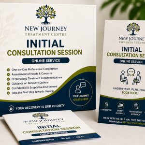 New Journey Treatment Centre Initial Consultation Session online service with professional addiction assessment, personalised recovery guidance and confidential support.